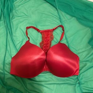 Victoria Secret Red front clasp bra